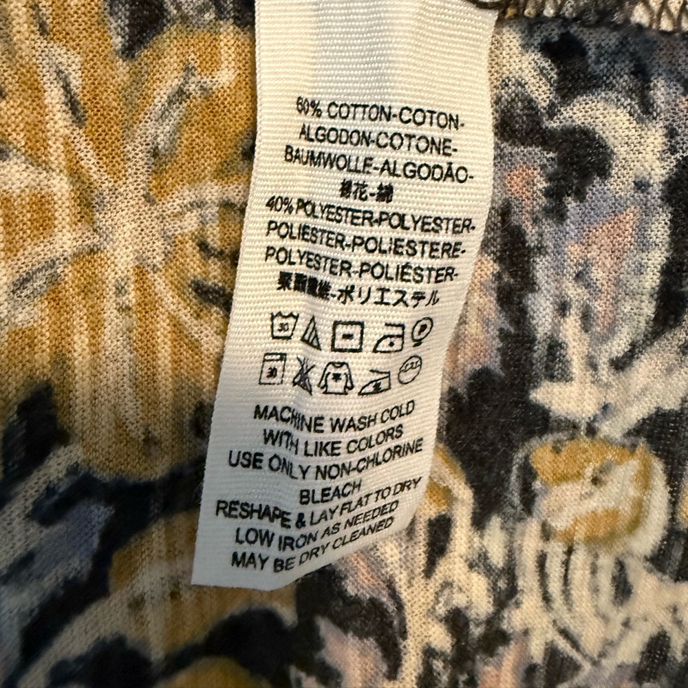 Free People Leilani Mixed-Print Floral Cropped Top - Picture 9 of 9